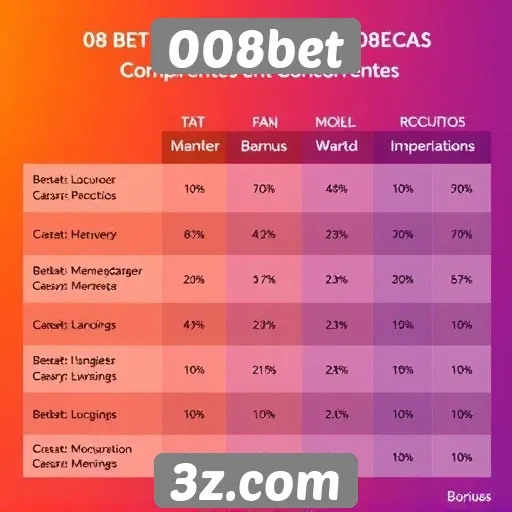 Comparativo entre 008bet e concorrentes