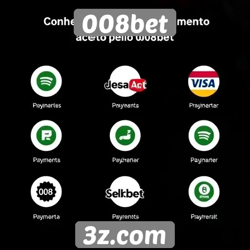 Métodos de pagamento aceitos pelo 008bet